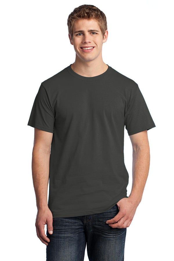 Fruit of the Loom HD Cotton 100% Cotton T-Shirt. 3930-T-shirts-Charcoal Grey-L-JadeMoghul Inc.
