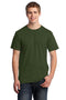 Fruit of the Loom HD Cotton 100% Cotton T-Shirt. 3930-T-shirts-Military Green-3XL-JadeMoghul Inc.