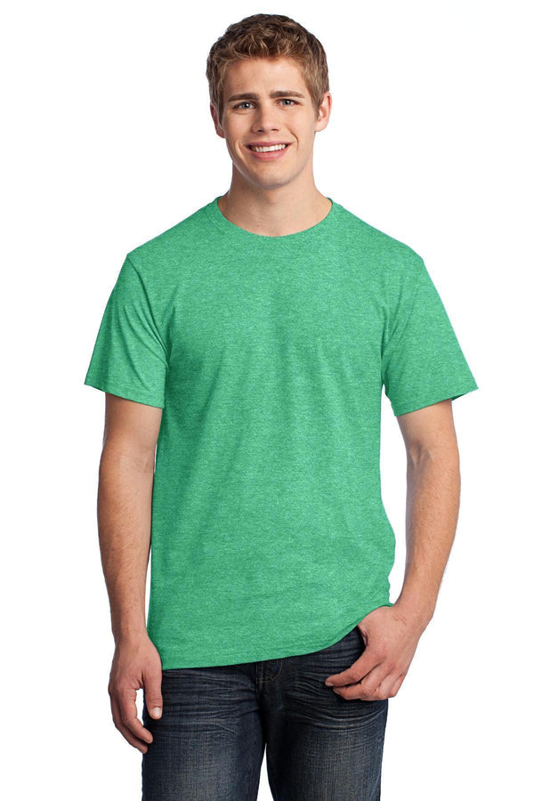 Fruit of the Loom HD Cotton 100% Cotton T-Shirt. 3930-T-shirts-Retro Heather Green-4XL-JadeMoghul Inc.