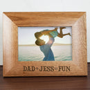 Custom Photo Frames Fun with Dad Engraved Photo Frame