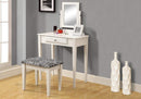Furniture Affordable Furniture - 30.5" x 46.75" x 68" White, Black, Particle Board, Foam - Vanity Set 2pcs HomeRoots