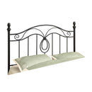 Furniture Affordable Furniture - 60" x 51" Black, Full/Queen Size - Headboard/Footboard HomeRoots