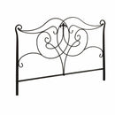 Furniture Affordable Furniture - 61'.5" x 50", Satin Black/Full/Queen Size - Headboard/Footboard HomeRoots
