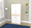 Furniture Cheap Furniture - 67.3" White Solid Composite Wood Computer Work Center HomeRoots