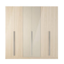 Furniture Cheap Furniture - Nature and Nude Armoire with 4 Drawers HomeRoots