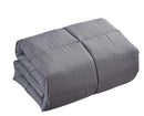 Furniture Cheap Furniture - Polyester Medium Warmth Down Alternative Comforter Duvet Insert Queen (88" x 88", Grey) HomeRoots