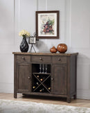 Furniture Furniture Sale - 47.625" X 18" X 35.875" Two-Tone Hardwood Server HomeRoots