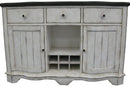 Furniture Furniture Sale - 58" X 19" X 38" Vintage Estates Hardwood Server HomeRoots