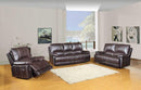 Furniture Modern Furniture - 165" Stylish Brown Leather Couch Set HomeRoots