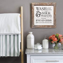 Furniture Modern Furniture - Wash Your Hands Say Your Prayers HomeRoots