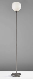 Furniture Rustic Furniture - 10" X 10" X 71.5" Black Metal Torchiere HomeRoots