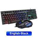 Gaming keyboard Wired Gaming Mouse Kit 104 Keycaps With RGB Backlight Russian keyboard Gamer Ergonomic Silent Mause For Laptop JadeMoghul Inc.