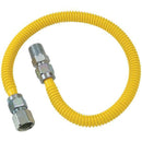 Gas Dryer & Water Heater Flex-Line (1/2" OD (1/2" FIP x 1/2" MIP) x 72")-Dryer Connection & Accessories-JadeMoghul Inc.