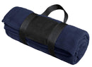 General Accessories Port Authority Fleece Blanket with Carrying Strap. BP20 Port Authority