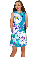 Gentle You Adele Shift Floral Mother Daughter Dress-Gentle You-18M/2-Blue/Green/Purple-JadeMoghul Inc.