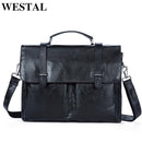 Genuine Leather Men Bag Mens Leather Bag for Work Men Briefcases Handbags Large Shoulder Bags-8814gray-JadeMoghul Inc.