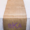 Geo Marble Personalized Burlap Table Runner (120" / 3.0m long) Pewter Grey (Pack of 1)-Wedding Table Decorations-Dark Pink-JadeMoghul Inc.