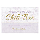 Geo Marble Welcome Poster Pewter Grey (Pack of 1)-Wedding Signs-Dark Pink-JadeMoghul Inc.