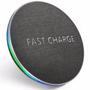 GETIHU 10W Qi Fast Wireless Charger For iPhone X XR XS MaX 8 Samsung Note 8 S8 S9 Plus S7 S6 Edge Phone Wireless Charging Charge-China-Universal-JadeMoghul Inc.