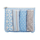 Gift Set - Logan Zipper Pouch and 4 Burp Cloths-LOGAN-JadeMoghul Inc.