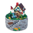 Living Room Decor Storybook Home Gnome Solar Statue