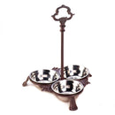 Home Decor Ideas Cast Iron Pet Bowls With Handle