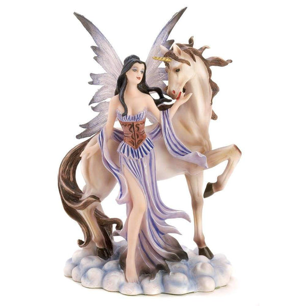 Cheap Home Decor Fairy And Unicorn Figurine