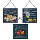 Gifts Living Room Decor Bon Appetite Wall Decor Set Of 3 Koehler
