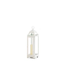 Decorative Lantern Small Country White Open Top Lantern