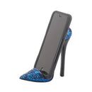 Living Room Decor Sparkle Blue Shoe Phone Holder