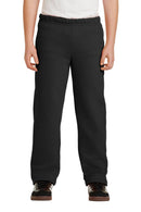 Gildan Youth Heavy BlendOpen Bottom Sweatpant. 18400B-Activewear-Black-XL-JadeMoghul Inc.