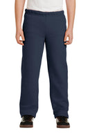 Gildan Youth Heavy BlendOpen Bottom Sweatpant. 18400B-Activewear-Navy-XL-JadeMoghul Inc.