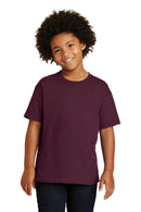 Gildan - Youth Heavy Cotton 100% Cotton T-Shirt. 5000B-Youth-Maroon-XS-JadeMoghul Inc.