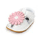 Girl PU Leather Big Flower Design Summer Sandals-Pink-0-6 Months-JadeMoghul Inc.