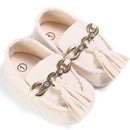Girl Summer Cute Slip On Suede Loafers-Beige-0-6 Months-JadeMoghul Inc.