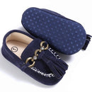 Girl Summer Cute Slip On Suede Loafers-Blue-0-6 Months-JadeMoghul Inc.