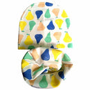 Girls 100% Cotton Printed Beanie And Scarf Set-New Pear Set-JadeMoghul Inc.