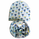 Girls 100% Cotton Printed Beanie And Scarf Set-New Sailboat Set-JadeMoghul Inc.