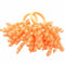 Girls 2 Pcs Candy colored Curler Hair Ties-Peach-JadeMoghul Inc.