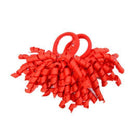 Girls 2 Pcs Candy colored Curler Hair Ties-Red-JadeMoghul Inc.