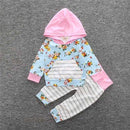 Girls 2 Piece Pullover Hoodie And Pants Set-as photo 4-18M-JadeMoghul Inc.