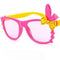 Girls Acrylic Frame Ears And Bow Design Sunglasses With UV 400 Protection-Red-JadeMoghul Inc.