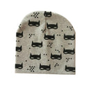 Girls / Boys All Season Cotton Printed Beanie-grey batman-JadeMoghul Inc.