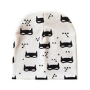 Girls / Boys All Season Cotton Printed Beanie-white batman-JadeMoghul Inc.