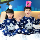Girls & Boys Autumn Winter Clothes Flannel Pyjamas Girls Pijamas Kids Pajamas Boys Sleepwear Coral Fleece Nightwear Set Homewear-Kids Pajamas-2T-JadeMoghul Inc.