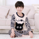 Girls & Boys Autumn Winter Clothes Flannel Pyjamas Girls Pijamas Kids Pajamas Boys Sleepwear Coral Fleece Nightwear Set Homewear-Kids Pajamas-2T-JadeMoghul Inc.