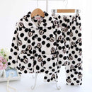 Girls & Boys Autumn Winter Clothes Flannel Pyjamas Girls Pijamas Kids Pajamas Boys Sleepwear Coral Fleece Nightwear Set Homewear-Kids Pajamas-2T-JadeMoghul Inc.