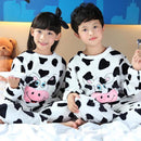 Girls & Boys Autumn Winter Clothes Flannel Pyjamas Girls Pijamas Kids Pajamas Boys Sleepwear Coral Fleece Nightwear Set Homewear-Kids Pajamas-2T-JadeMoghul Inc.