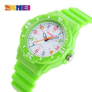 Girls / Boys Casual Silicone Quartz Wrist Watch With Colorful Number Dial-Green-JadeMoghul Inc.