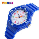 Girls / Boys Casual Silicone Quartz Wrist Watch With Colorful Number Dial-Navy Blue-JadeMoghul Inc.